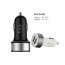 BUTTERFLY - Universal Smart Fuse Circuit Breaker Protection Dual Usb Port 5v Car Charger Black