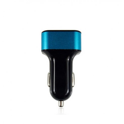 BUTTERFLY - 3 Way Car Cigarette Lighter Socket Splitter Charger Power Adapter Blue