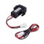 CATUO - Auto 12v Dual 2 Port Usb With Audio Fast Charging Car