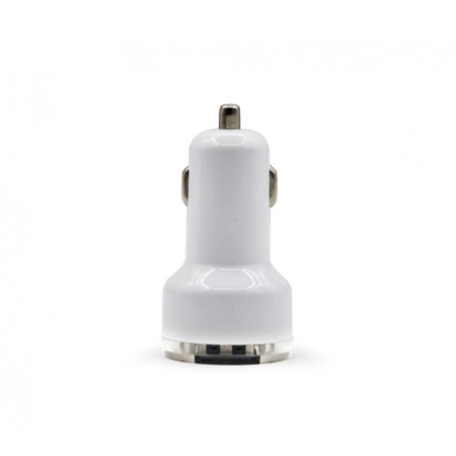 OEM - Auto Universal Dual Usb Car Charger For Ipad For Iphone 5v 2.1a White