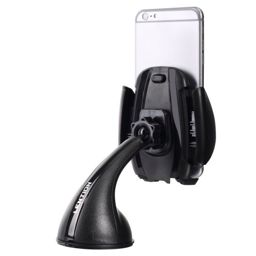 UNIVERSAL - 360° Rotating Car Windshield Mount Holder Stand Bracket For Cell Phone Black