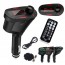 Lcd Car Audio Mp3 Player Music Player Wireless Fm Transmitter Modulator Car Kit Usb Sd Mmc Remote Radio Red