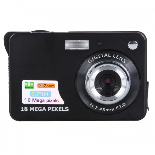 OEM - 2.7 Tft Lcd Digital Camcorder Camera Dv 8x Digital Zoom Hd Black