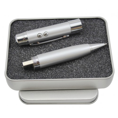 OTHER - U Disk 16g Creative Meeting Gift Pendrive Multifunction Pen Silver