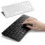 24E - 1 Piece Ultra-Slim Wireless Keyboard Bluetooth 3.0 For Apple IPad/IPhone Series BookPhones Pc Computer Black