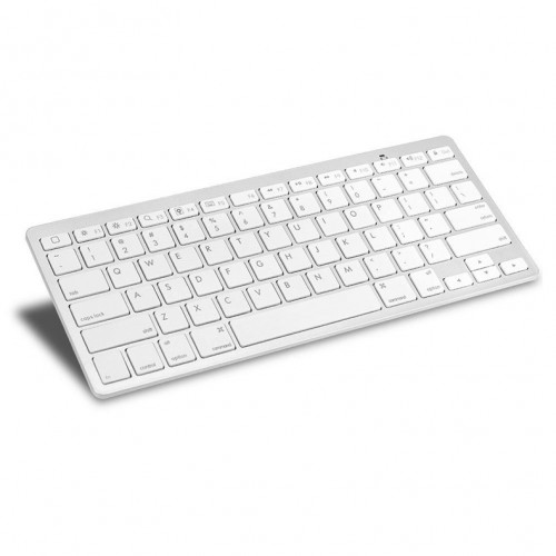 24E - 1 Piece Ultra-Slim Wireless Keyboard Bluetooth 3.0 For Apple IPad/IPhone Series BookPhones Pc Computer White