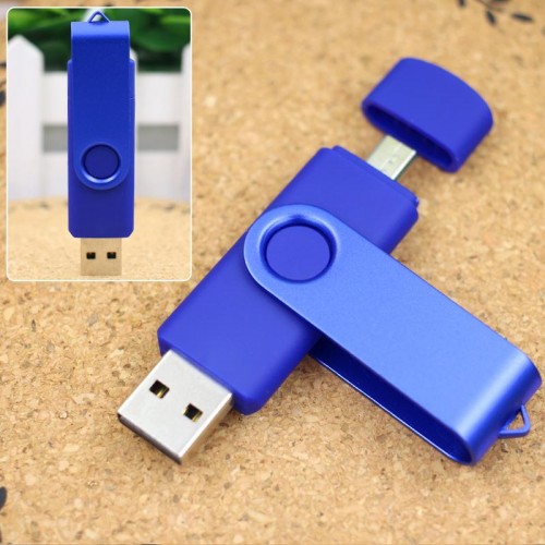 24E - Smart Phone Usb Flash Drive 16gb Pen Drive Pendrive 8gb Otg External Storage Micro Usb Memory Stick For Samsung Blue