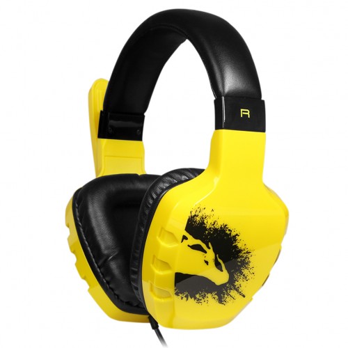 JIZZ - Microphone Earphones Fashion Laptop Yellow