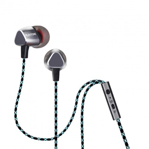 QKZ - X36m Earphone For Mp3 Mp4 With Mcirophone Earphone Grey