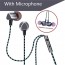 QKZ - X36m Earphone For Mp3 Mp4 With Mcirophone Earphone Grey