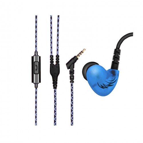 OEM - Original Super Bass In Ear Sport Earphone With Microphone Blue