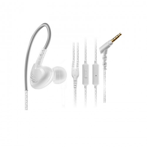 OEM - Original Super Bass In Ear Sport Earphone With Microphone White