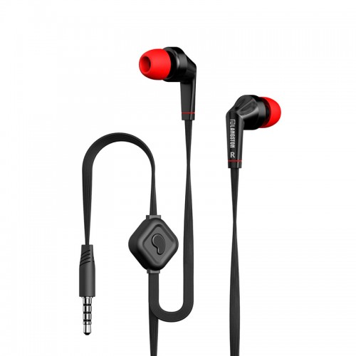 OEM - Original Bass 3.5mm Earbuds With Built-In Microphone Black