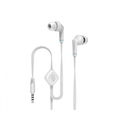 OEM - Original Bass 3.5mm Earbuds With Built-In Microphone White