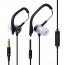 OEM - 3.5mm Ear Hook Metal Earphones Earbuds Magic Stereo Silver