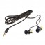 OEM - 3.5mm Stereo Woven Fiber Cloth Line Headset Golden