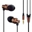 OEM - Original Stereo Bass Headphones Metal Handsfree Silver