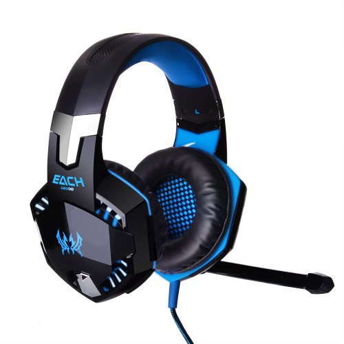 KOTION EACH - High Quality Kotion Each G2000 Deep Bass Gaming Headset Blue