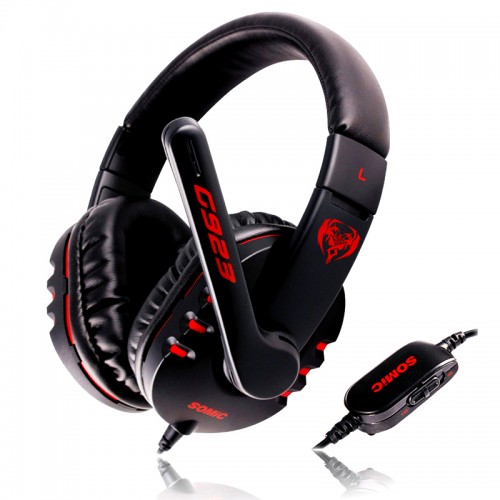 SOMIC - Somic G923 Stereo Surrounded Sound Game Headset Red