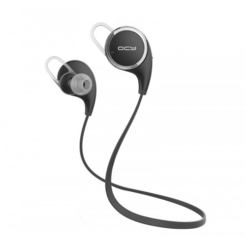 QCY - Wireless Sport Bluetooth Earphone With Mic Noise Cancelling Black