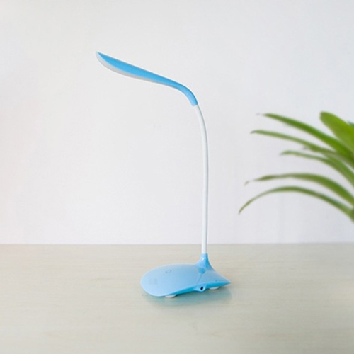 OEM - Bendable Usb Rechargable Fashion Clips Eyeshield Reading Desk Lamp Table Lamp Blue