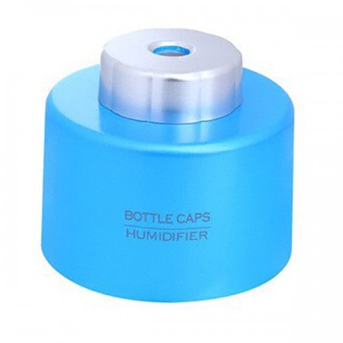 PORTABLE - Abs Water Bottle Cap Mini Humidifier Dc 5v Office Aroma Purifier Mist Maker Absorbent Blue