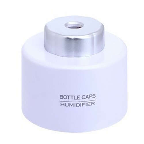 PORTABLE - Abs Water Bottle Cap Mini Humidifier Dc 5v Office Aroma Purifier Mist Maker Absorbent White