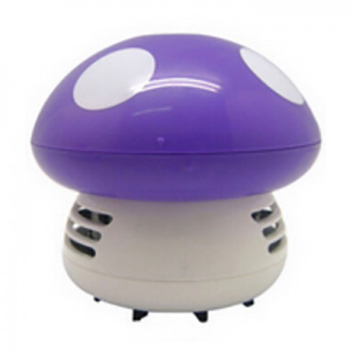 Mini Home Handheld Mushroom Shaped Mini Vacuum Cleaner Car Laptop Keyboard Desktop Dust Cleaner Purple