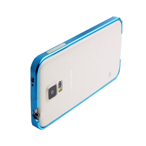 Ultrathin No Screws Frame Phone Cover Metal Luxury Aluminum Bumper Case For Samsung Galaxy S4 Blue