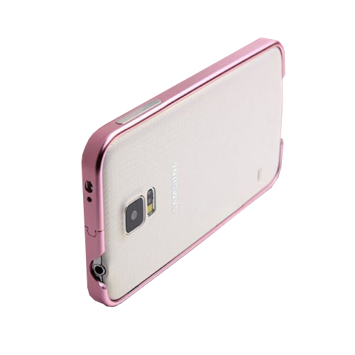 Ultrathin No Screws Frame Phone Cover Metal Luxury Aluminum Bumper Case For Samsung Galaxy S4 Pink