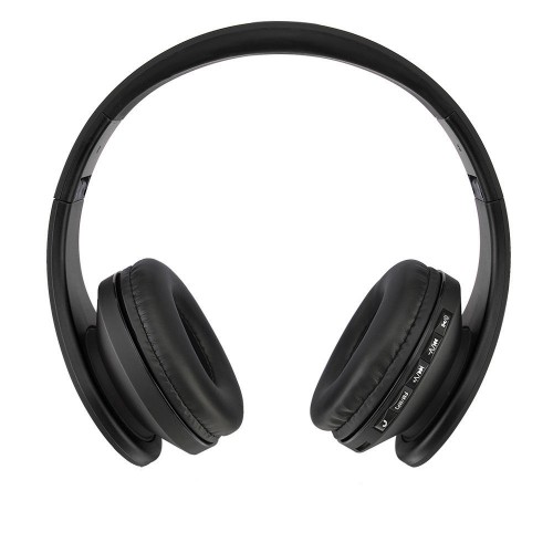 OEM - Foldable Wireless Bluetooth Stereo Headphone Headset Call Mic Microphone Fm Black