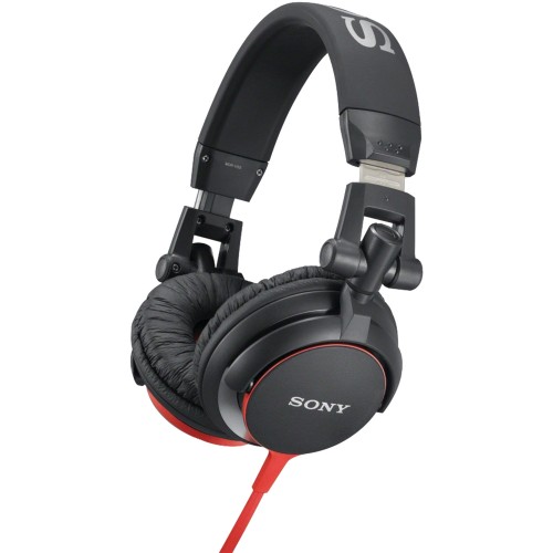 SONY - Mdr-V55/Br Studio Moniter Dj Style Headphones Red Black