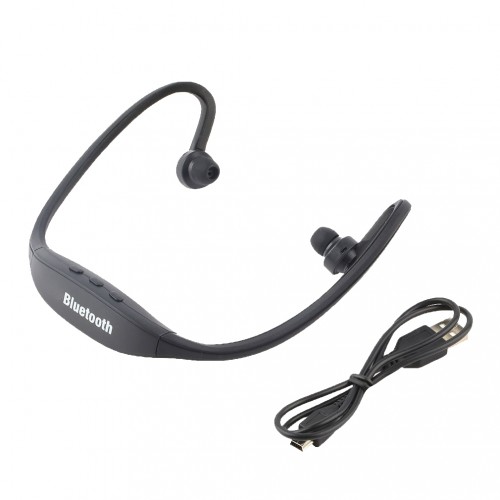 OEM - Sport Wireless Bluetooth 4.0 Stereo Headphone Headset Earphone Handfree For Samsung IPhone Black