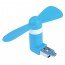 UNIVERSAL - Fashion Micro Usb Mini Air Cooling Fan Cooler Fr Android Mobile Phone White