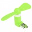 UNIVERSAL - Fashion Micro Usb Mini Air Cooling Fan Cooler Fr Android Mobile Phone Blue