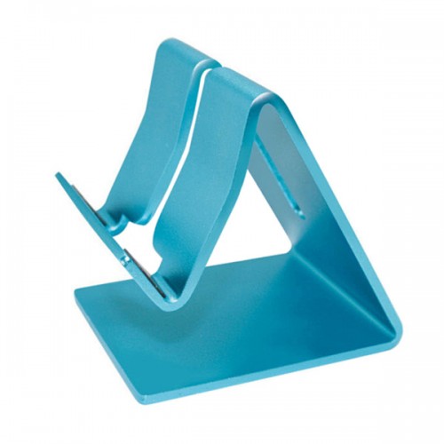 UNIVERSAL - Aluminum Cell Phone Desk Stand Holder For Tablet Mini Samsung Iphone Blue