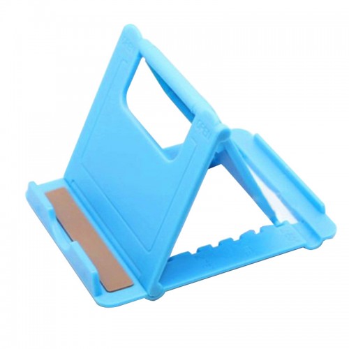 UNIVERSAL - Desk Portable Foldable Stand Holder Cradle For Iphone 6 Samsung Phone Blue