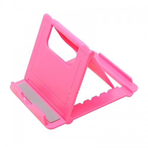 UNIVERSAL - Desk Portable Foldable Stand Holder Cradle For Iphone 6 Samsung Phone Pink