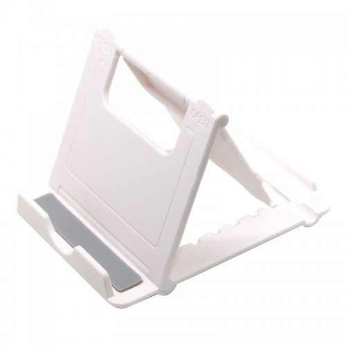 UNIVERSAL - Desk Portable Foldable Stand Holder Cradle For Iphone 6 Samsung Phone White