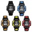 OEM - Waterproof Children Boys Digital Led Sports Watch Kids Alarm Date Watch Gift Red