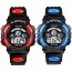 OEM - Waterproof Children Boys Digital Led Sports Watch Kids Alarm Date Watch Gift Red