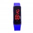 GREENWON - Women Men Waterproof Silicone Band Digital Led Bracelet Wrist Watch Sport Watch Brown