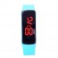 GREENWON - Women Men Waterproof Silicone Band Digital Led Bracelet Wrist Watch Sport Watch Brown