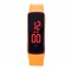 GREENWON - Women Men Waterproof Silicone Band Digital Led Bracelet Wrist Watch Sport Watch Brown