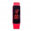 GREENWON - Women Men Waterproof Silicone Band Digital Led Bracelet Wrist Watch Sport Watch Brown