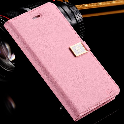 FLOVEME - Iphone 6 4.7 6s Card Slot Wallet Holster Phone Cover Pink