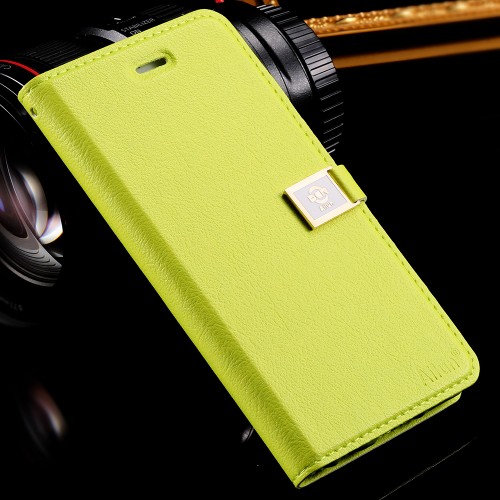 FLOVEME - Iphone 6 4.7 6s Card Slot Wallet Holster Phone Cover Yellow