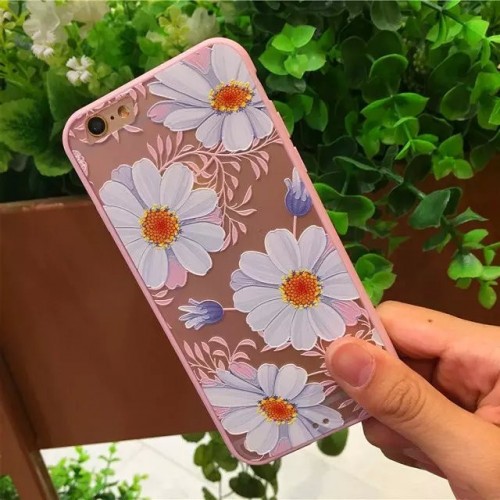 LACK  - Floral Painted 3d Relief For Apple Iphone 6 Iphone6 6s 4.7 01