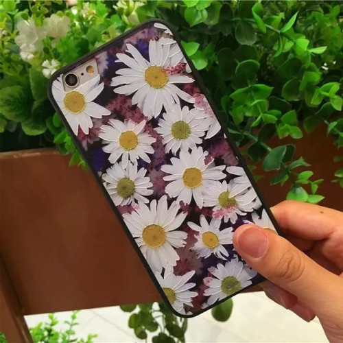 LACK  - Floral Painted 3d Relief For Apple Iphone 6 Iphone6 6s 4.7 02