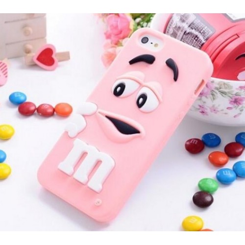 OEM - Iphone 6 Candy Rubber Soft Silicone Cartoon Cell Phone Case Covers For Iphone6 4.7inch Case Cover Pink